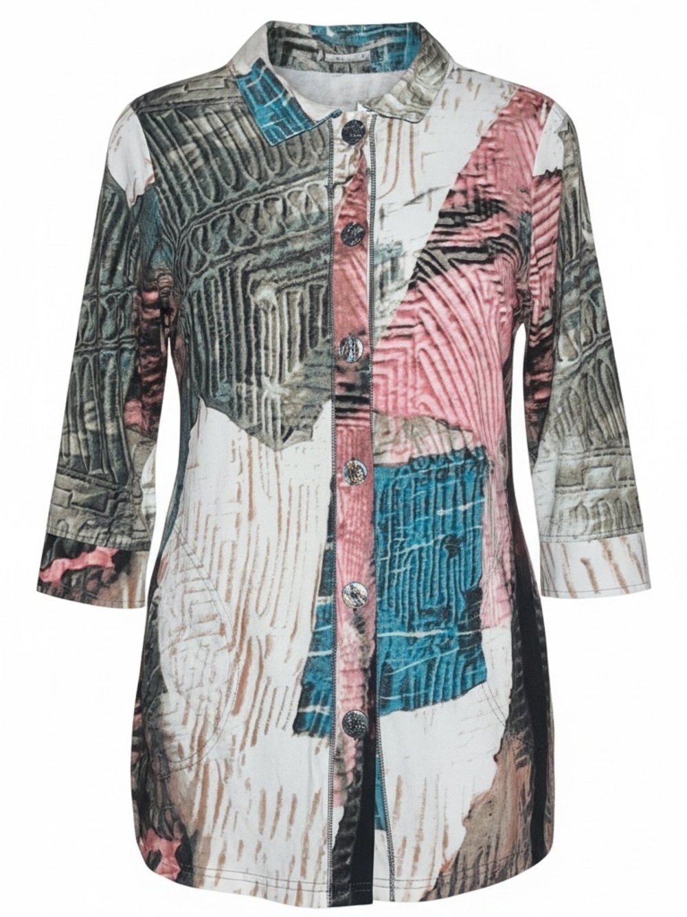 Parsley & sage button down pocket tunic